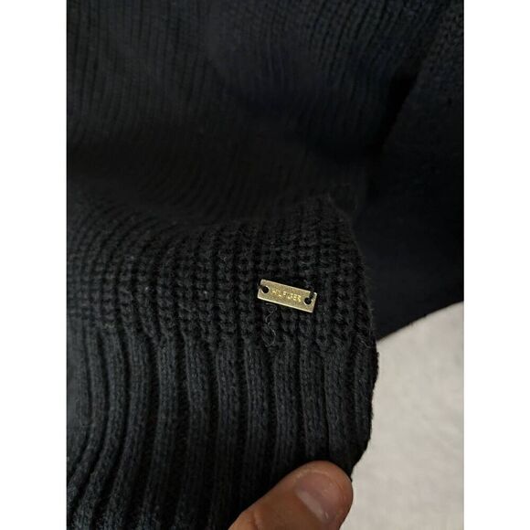 Vintage Y2K Tommy Hilfiger Mock Neck Cropped Long Sleeve Top XS - Picture 4 of 7